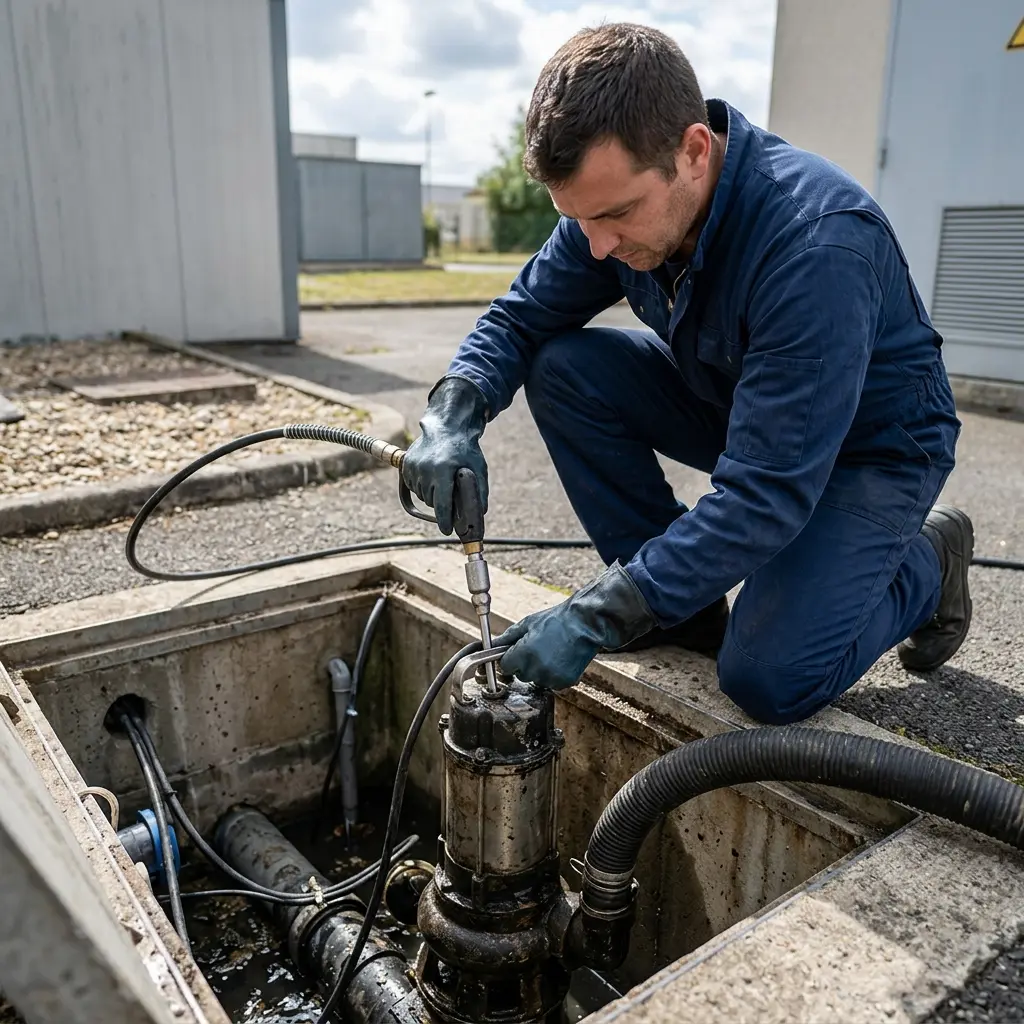 Débouchage pompe de relevage La Verrière (78320)