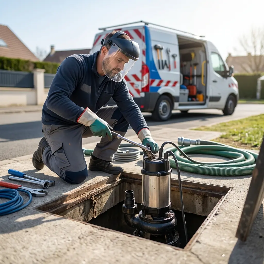 Débouchage pompe de relevage Aubergenville (78410)