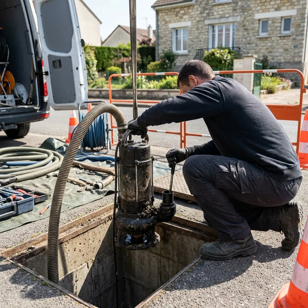 Notre méthode de débouchage de pompe de relevage à Les Essarts-le-Roi
