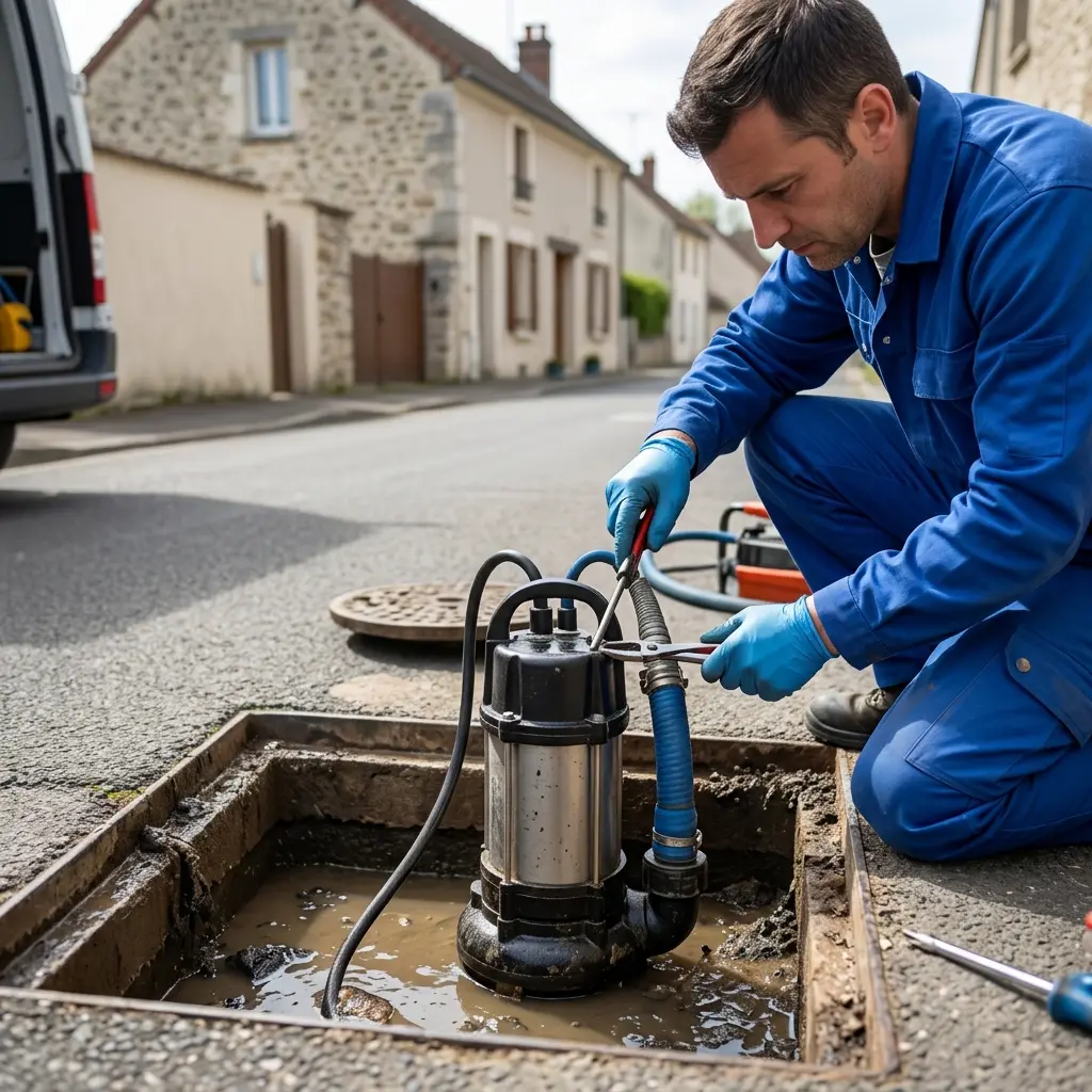 Débouchage pompe de relevage Septeuil (78790)