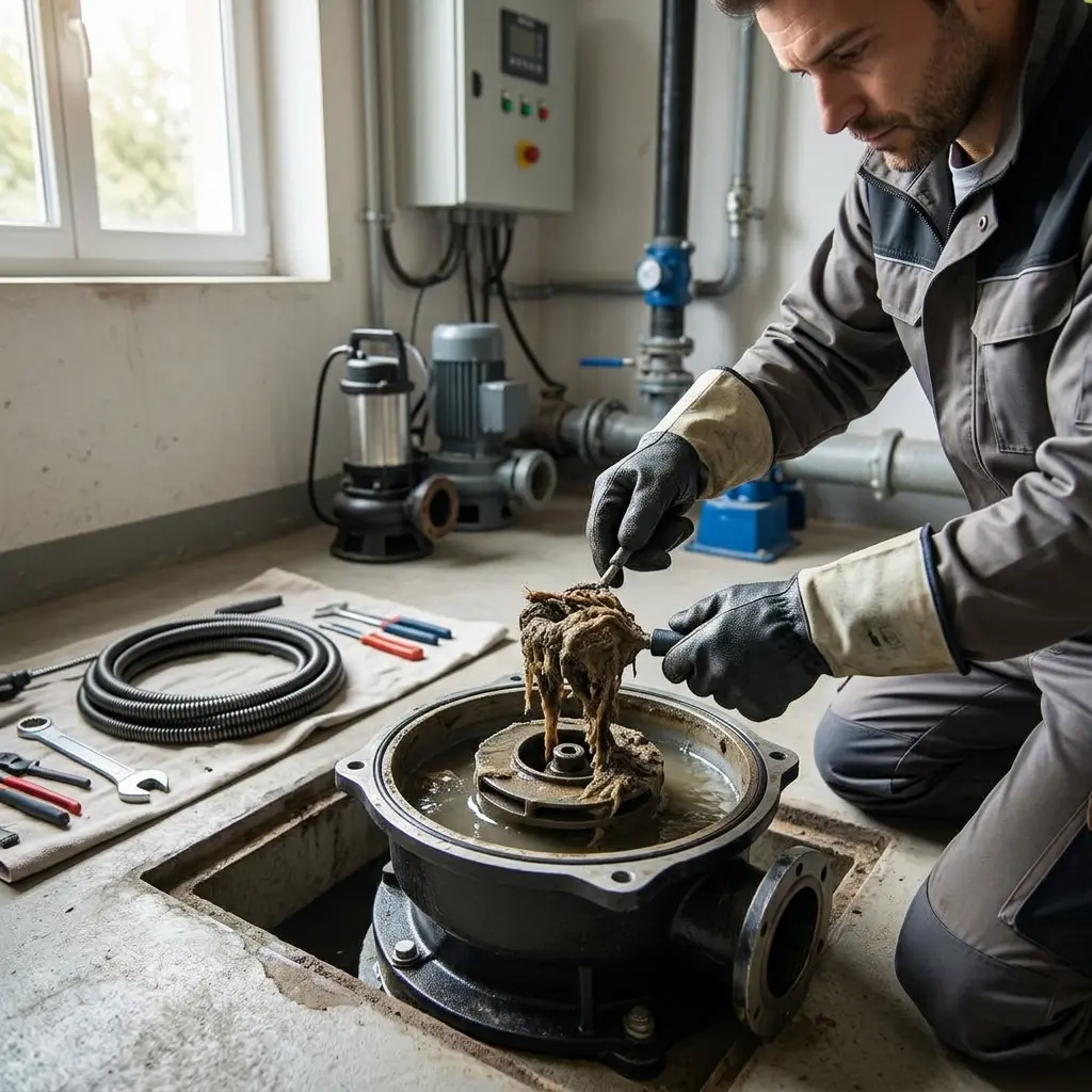 La démarche détaillée pour un débouchage pompe de relevage à Meudon