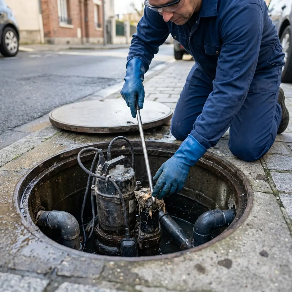 Débouchage pompe de relevage Puteaux (92800)