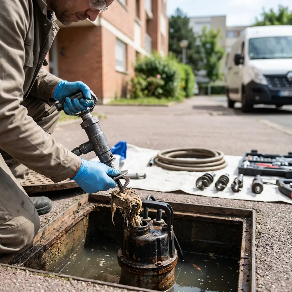 Débouchage pompe de relevage La Courneuve (93120)
