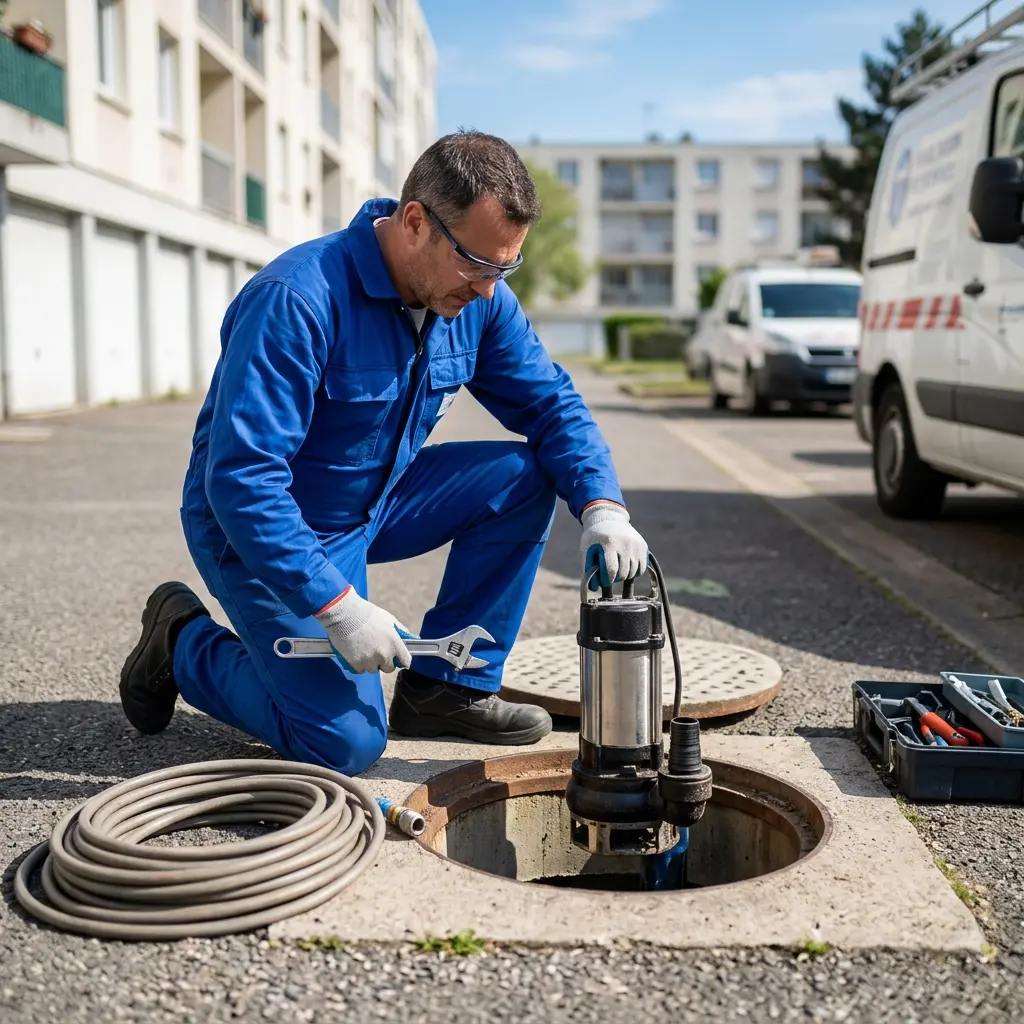 Débouchage pompe de relevage Noisy-le-Sec (93130)