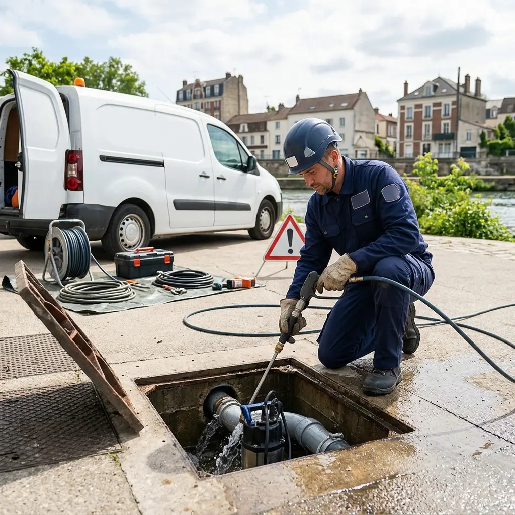 Débouchage pompe de relevage L'Île-Saint-Denis (93450)