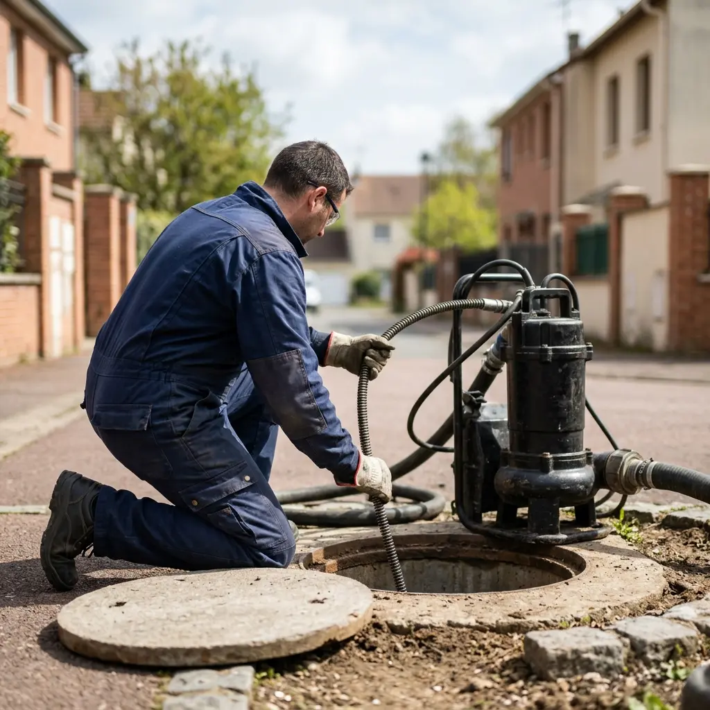 Débouchage pompe de relevage Coubron (93470)