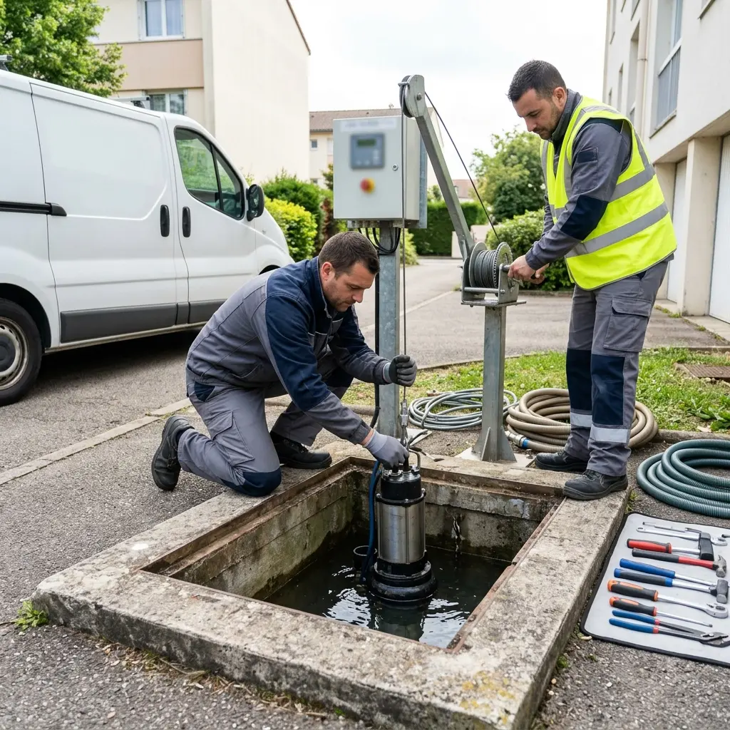 Dépannage pompe de relevage Nancy (54100)