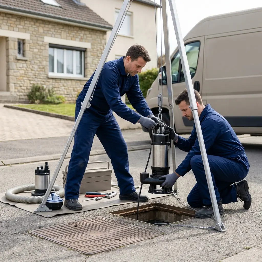 Dépannage pompe de relevage Herserange (54440)