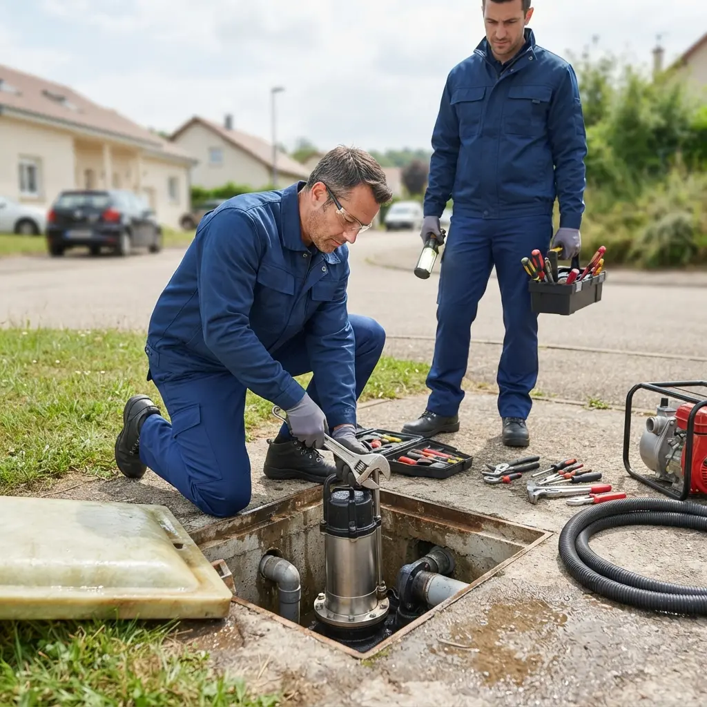 Dépannage pompe de relevage Volmerange-les-Mines (57330)