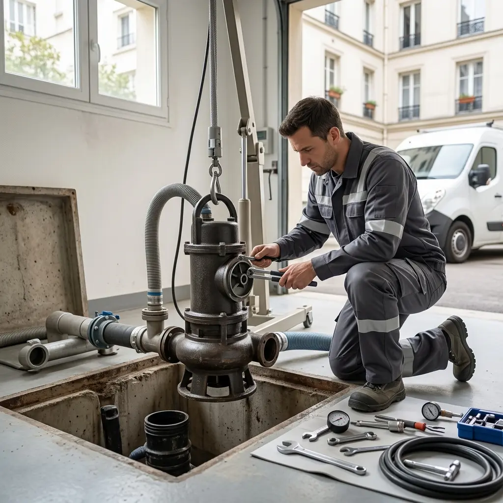 Dépannage pompe de relevage Paris 11 (75011)