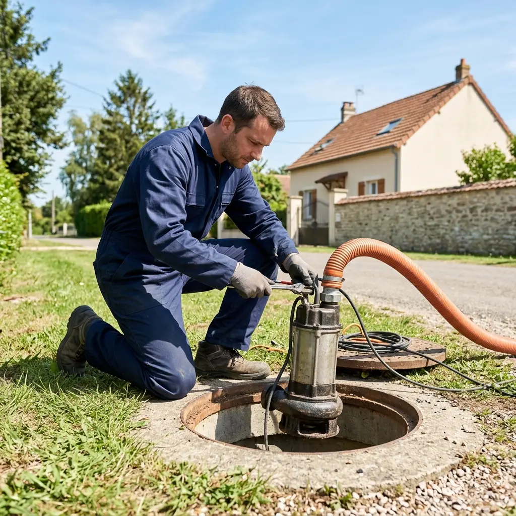 Dépannage pompe de relevage Chailly-en-Bière (77930)