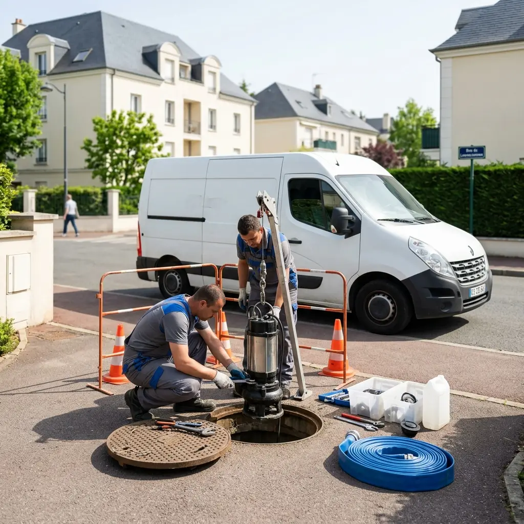 Comment se déroule l'intervention au Chesnay-Rocquencourt ?