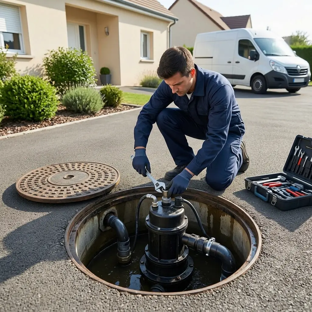 Dépannage pompe de relevage Limetz-Villez (78270)