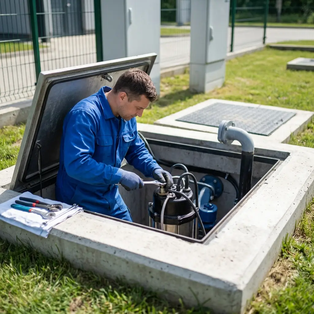 Dépannage pompe de relevage Aubergenville (78410)