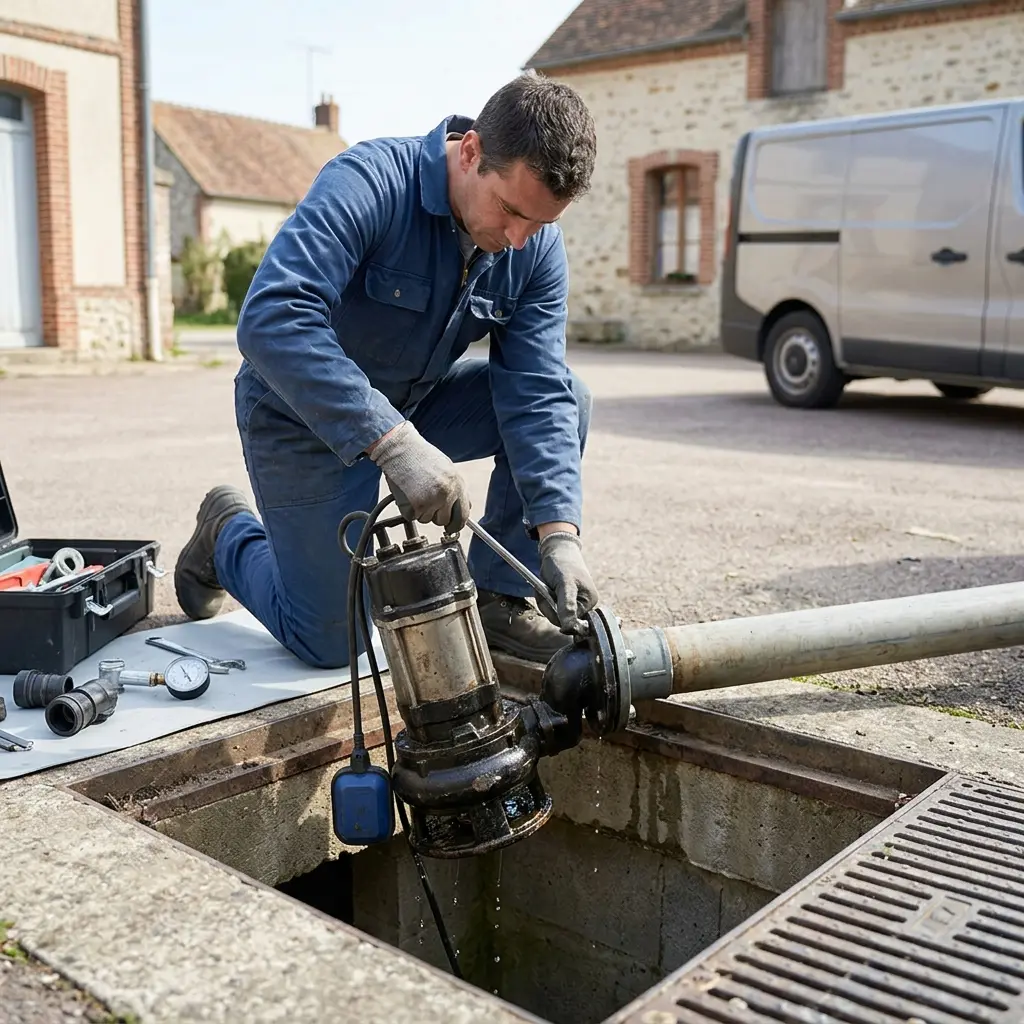 Dépannage pompe de relevage Ablis (78660)