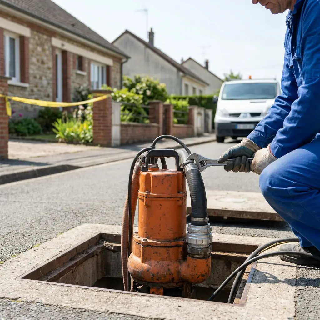Comment se déroule l'intervention à Mézières-sur-Seine ?