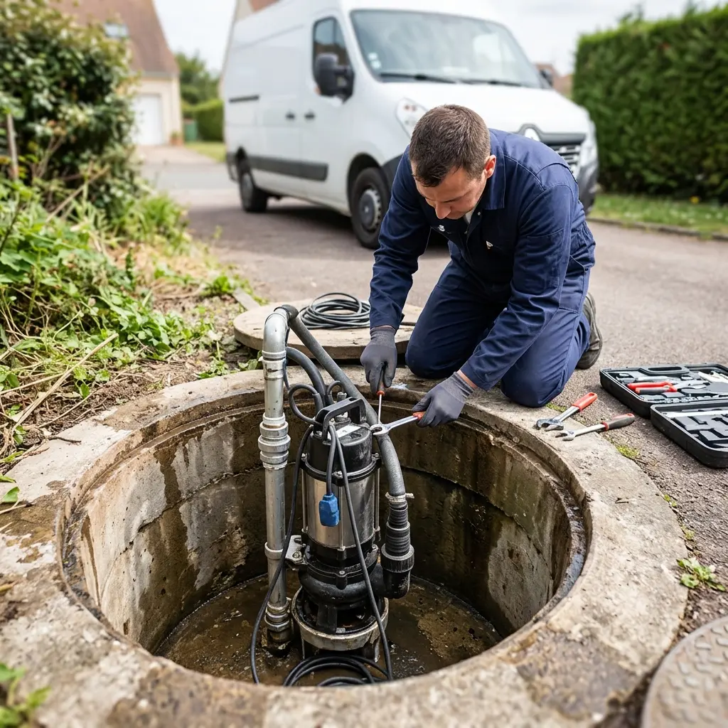 Dépannage pompe de relevage Étréchy (91580)