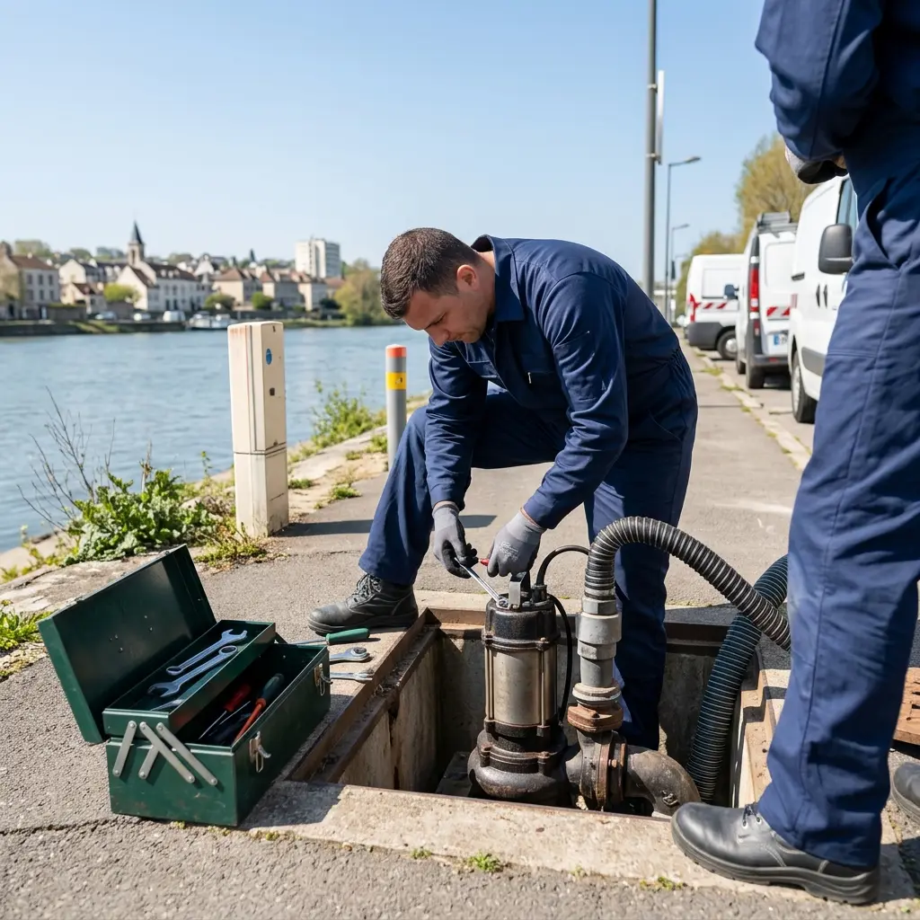 Dépannage pompe de relevage L'Île-Saint-Denis (93450)