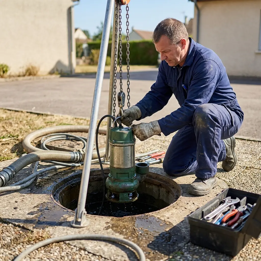 Dépannage pompe de relevage Mandres-les-Roses (94520)