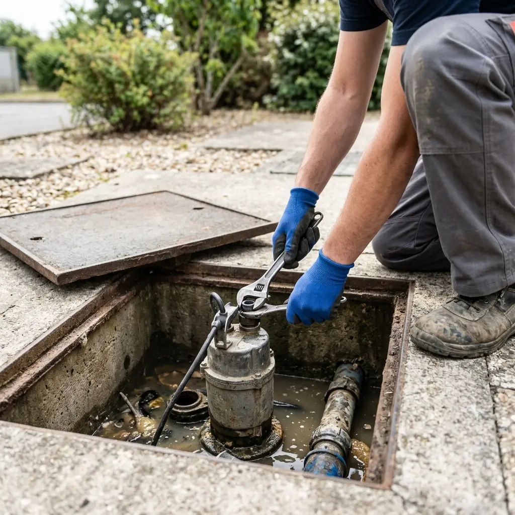 Dépannage pompe de relevage Louvres (95380)