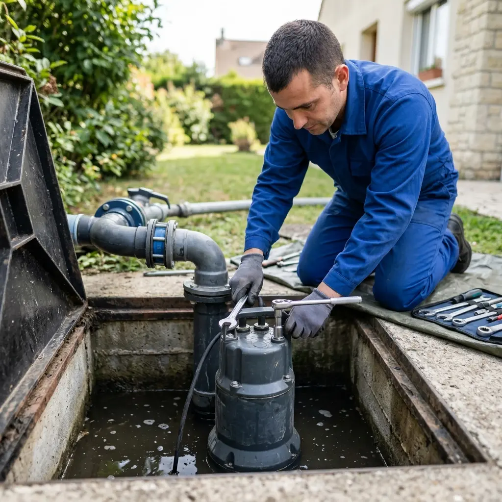 Dépannage pompe de relevage Margency (95580)