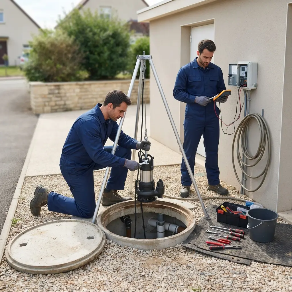 Entretien pompe de relevage Custines (54670)