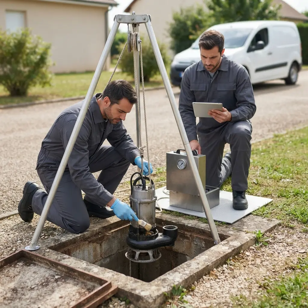 Entretien pompe de relevage Volmerange-les-Mines (57330)