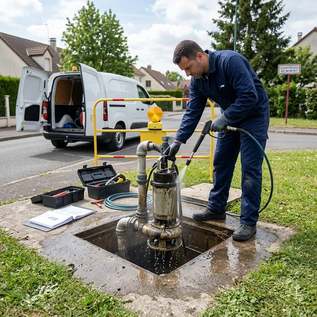 Entretien pompe de relevage Montry (77450)