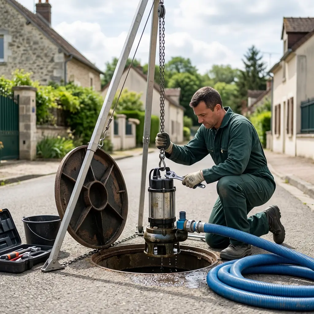 Entretien pompe de relevage Rozay-en-Brie (77540)