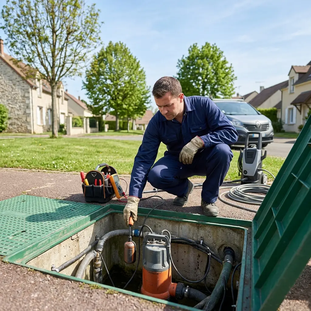 Entretien pompe de relevage Guérard (77580)