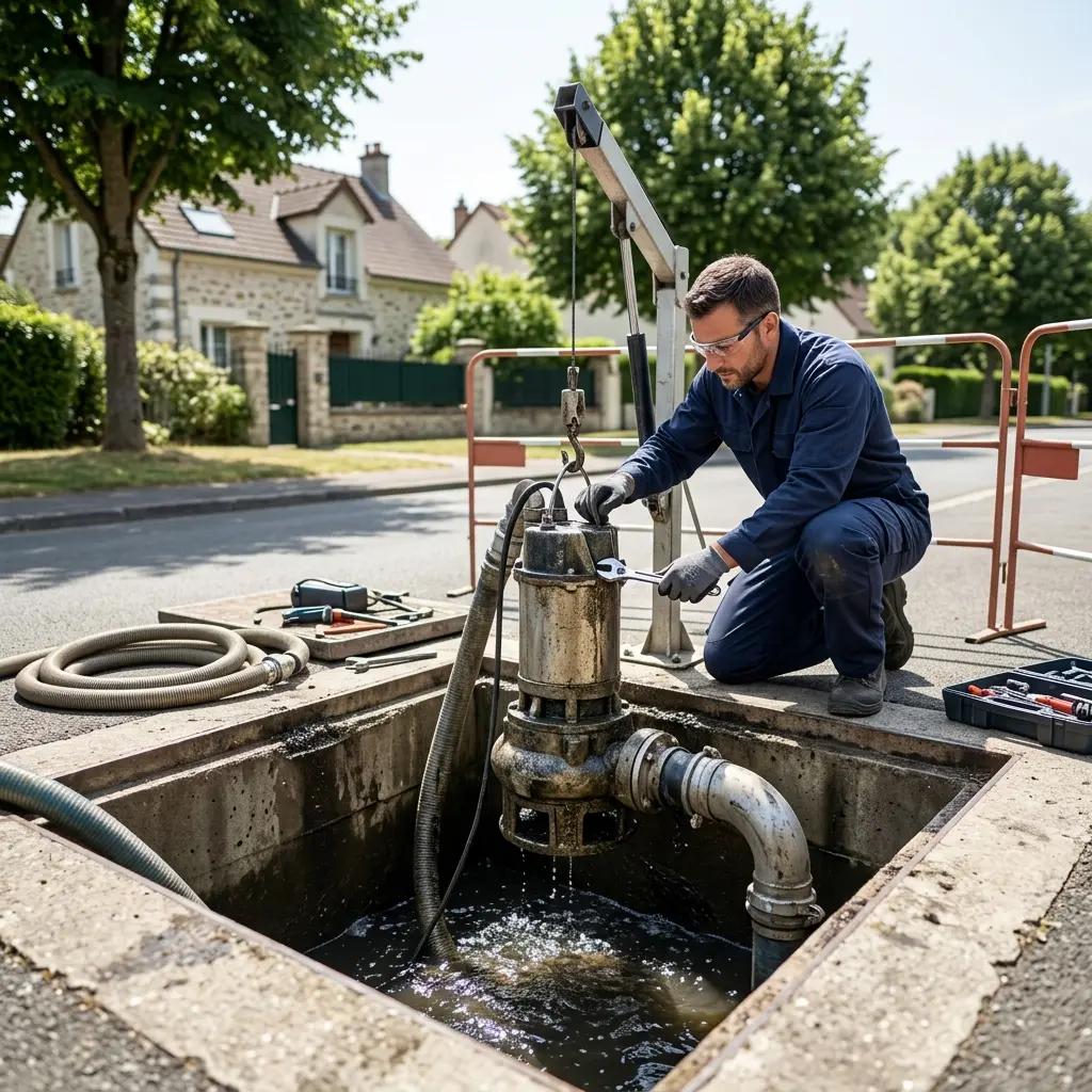 Entretien pompe de relevage Marly-le-Roi (78160)