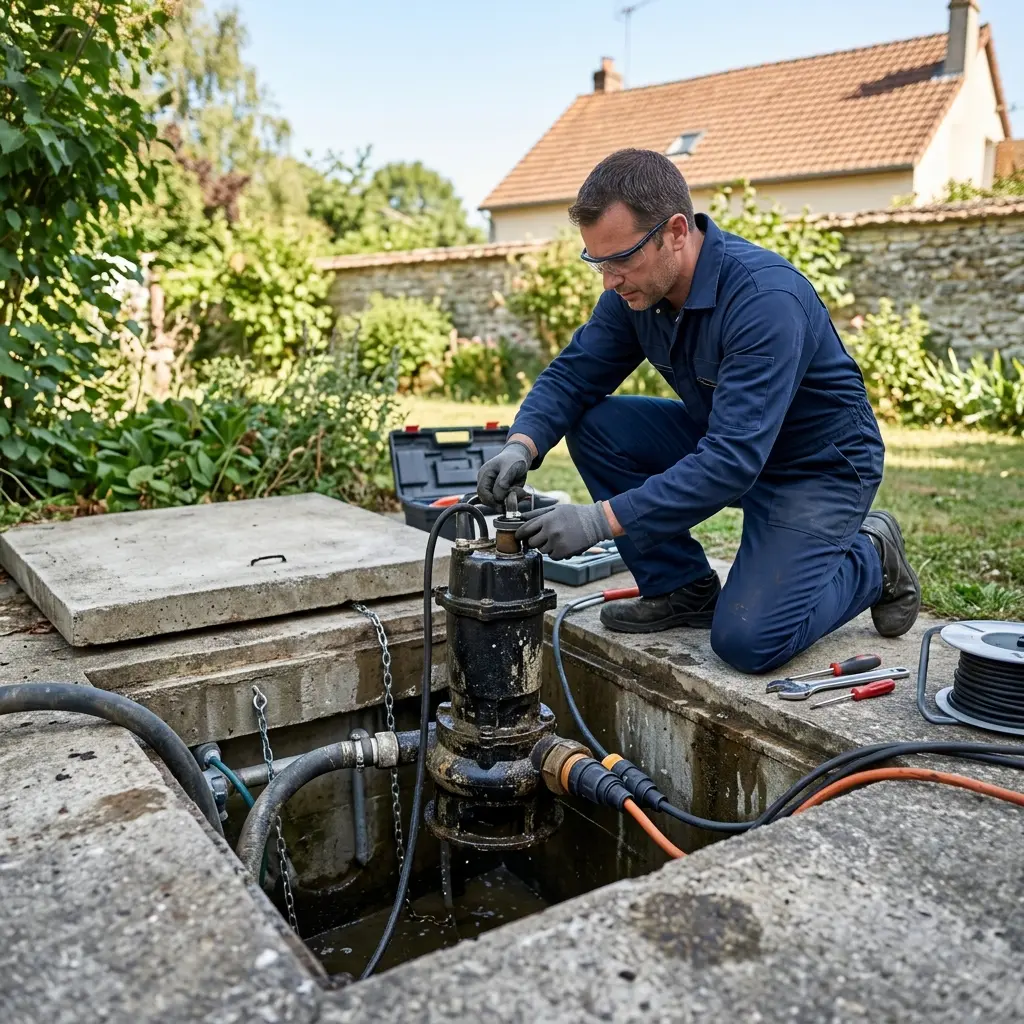 Entretien pompe de relevage Limetz-Villez (78270)