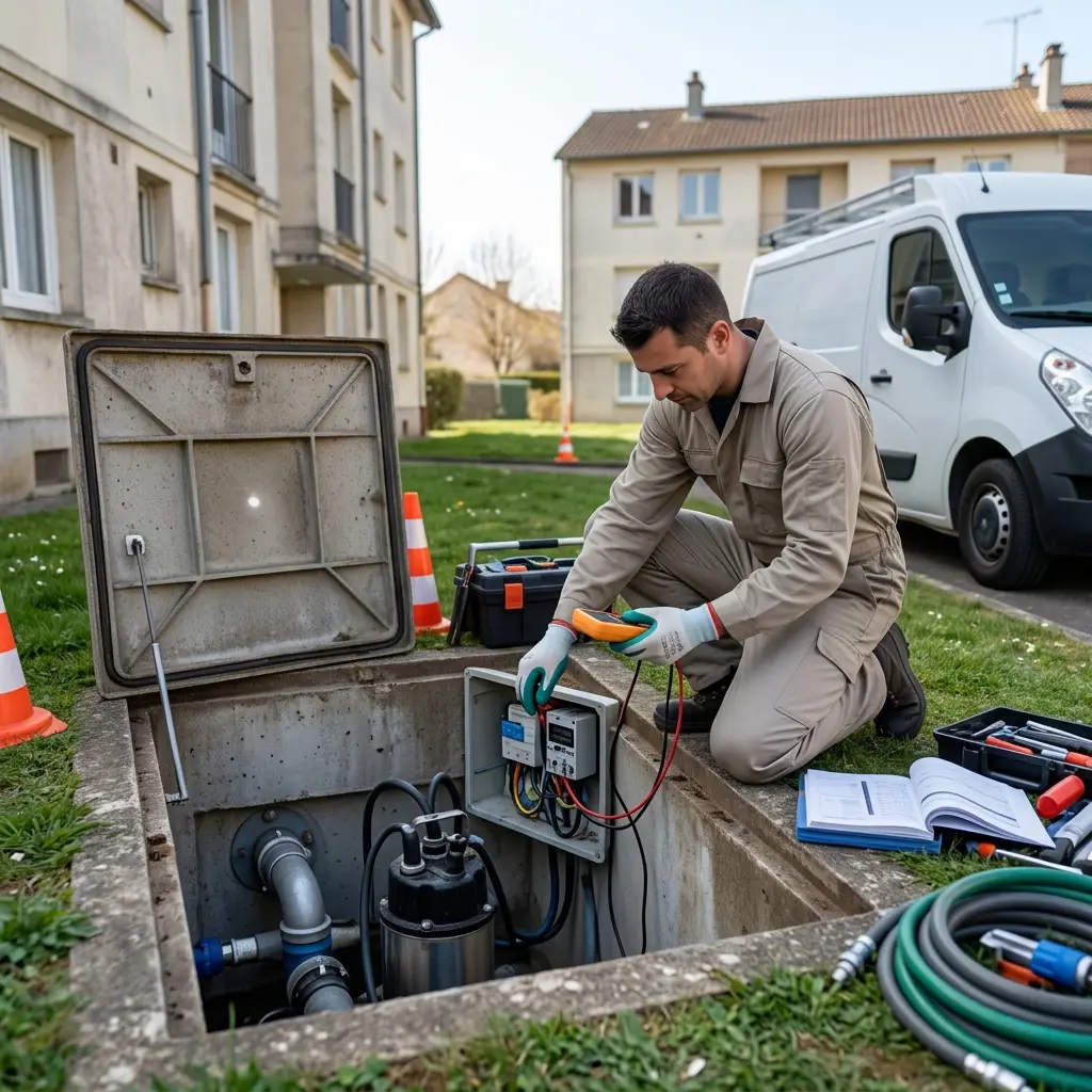 Entretien pompe de relevage La Verrière (78320)