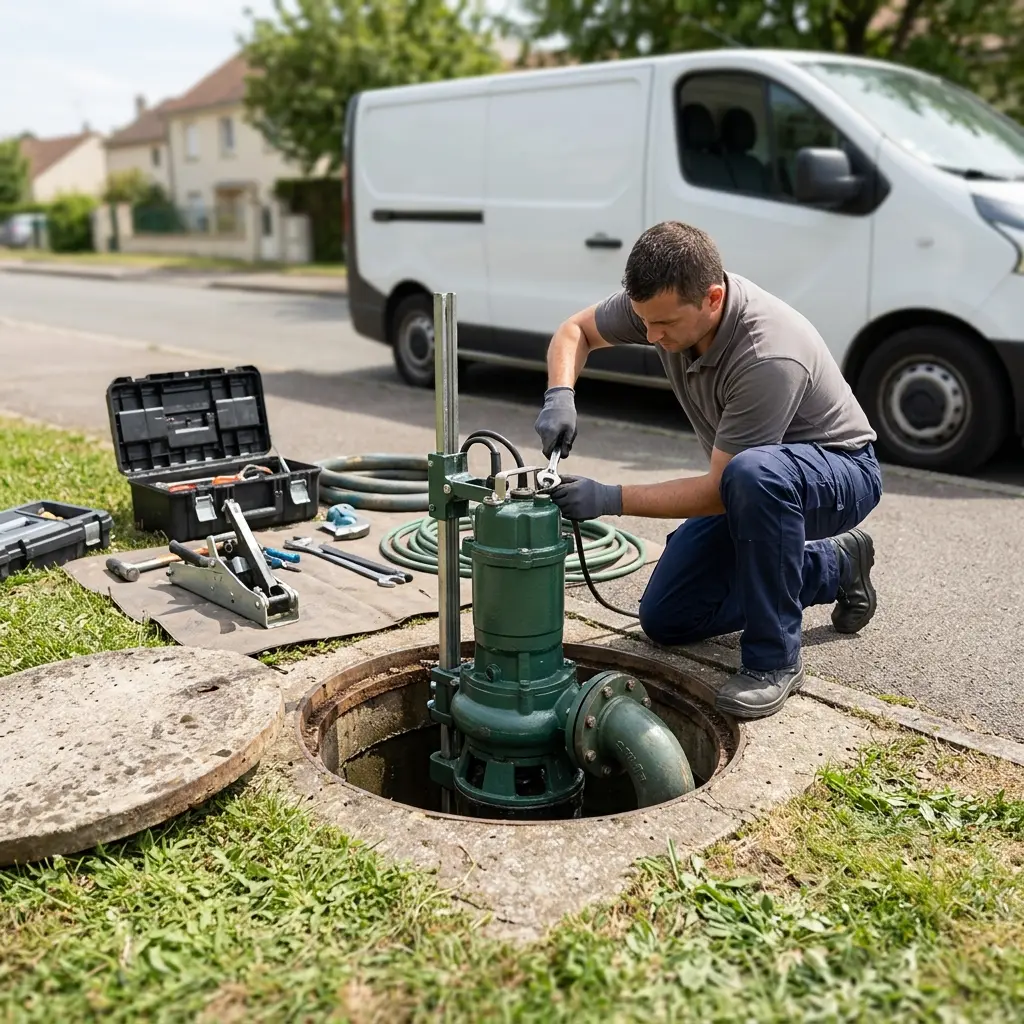 Entretien pompe de relevage Aubergenville (78410)