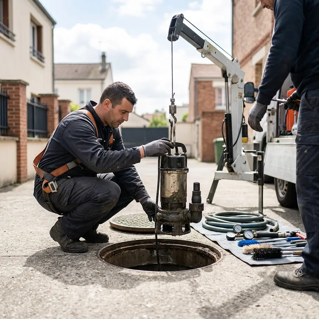 Entretien pompe de relevage Romainville (93230)
