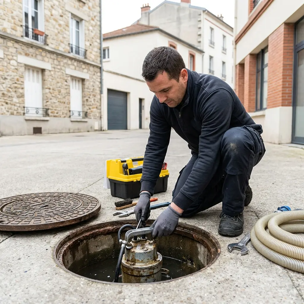 Entretien pompe de relevage Le Pré-Saint-Gervais (93310)