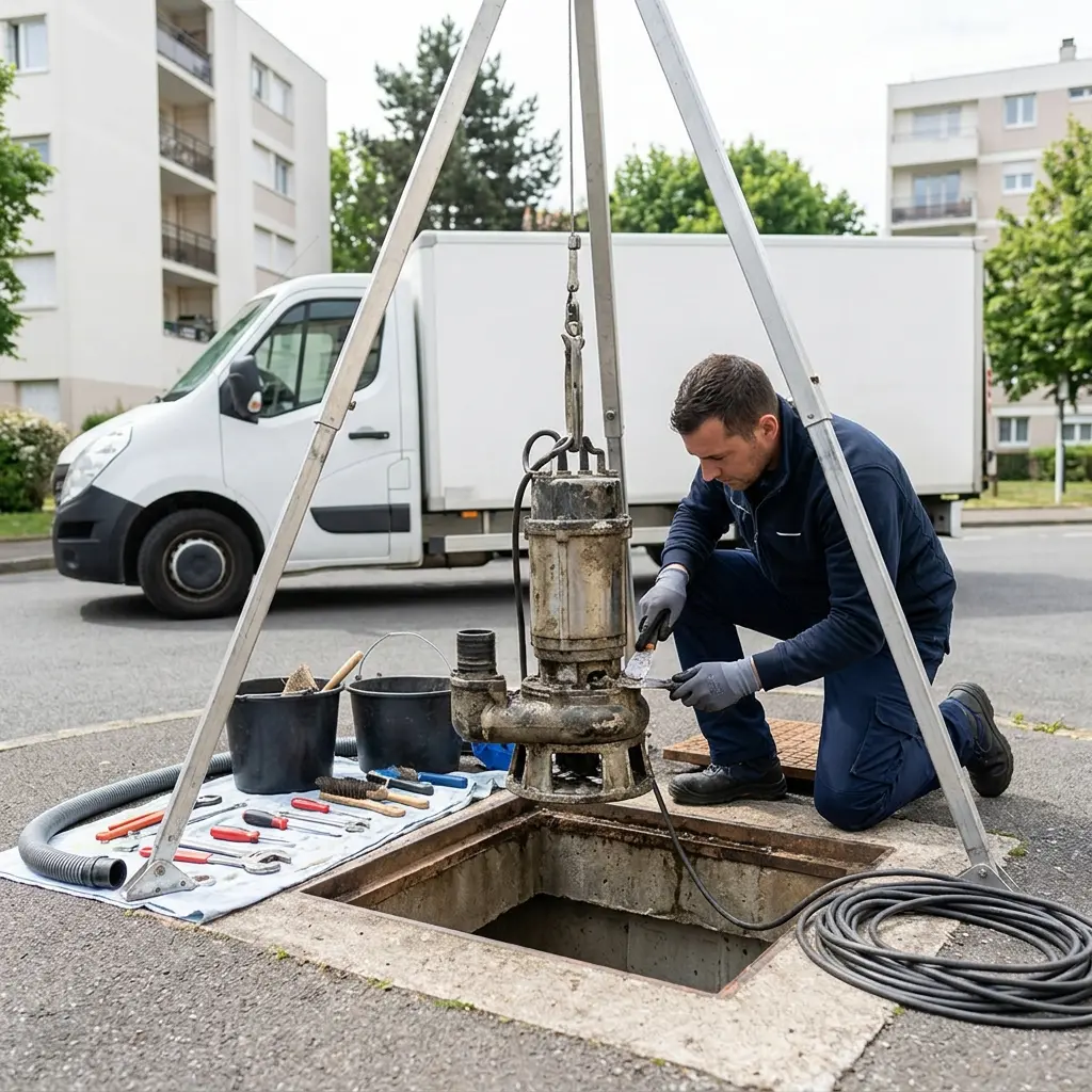 Entretien pompe de relevage Clichy-sous-Bois (93390)