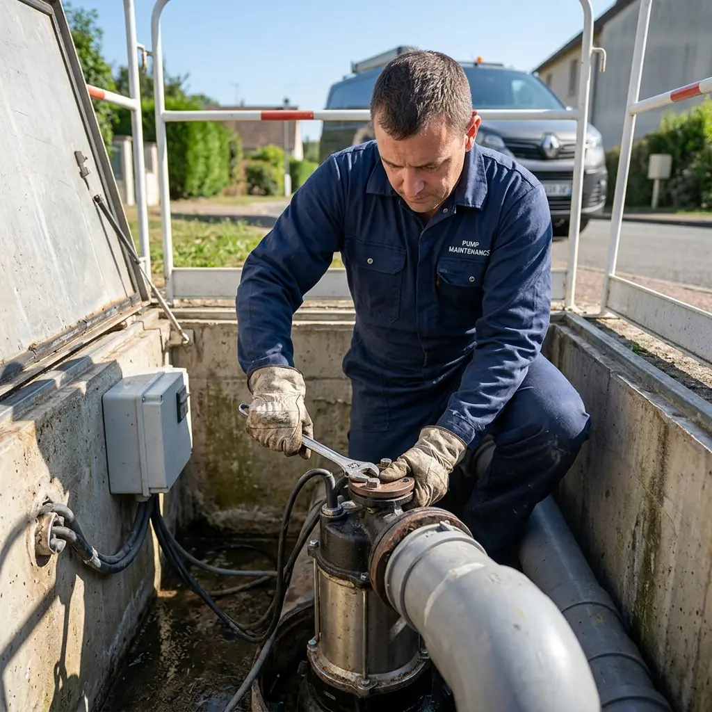 Entretien pompe de relevage Le Thillay (95500)