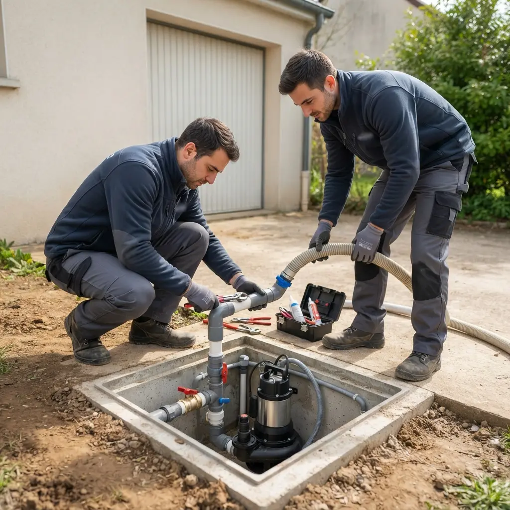 Installation pompe de relevage Villers-Semeuse (08000)