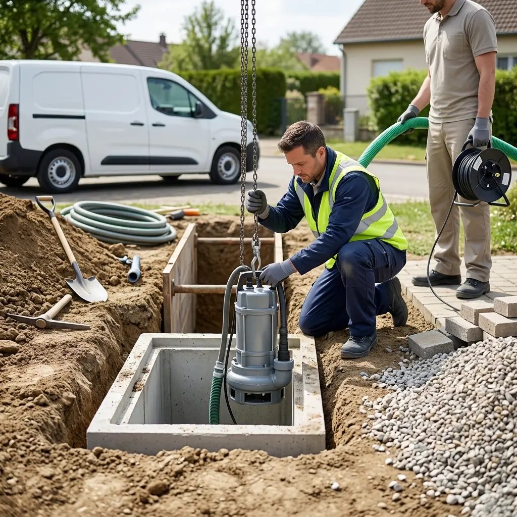 Installation pompe de relevage Douzy (08140)