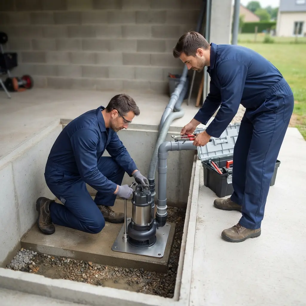 Déroulement de l’intervention pour une pompe de relevage à Nouvion-sur-Meuse