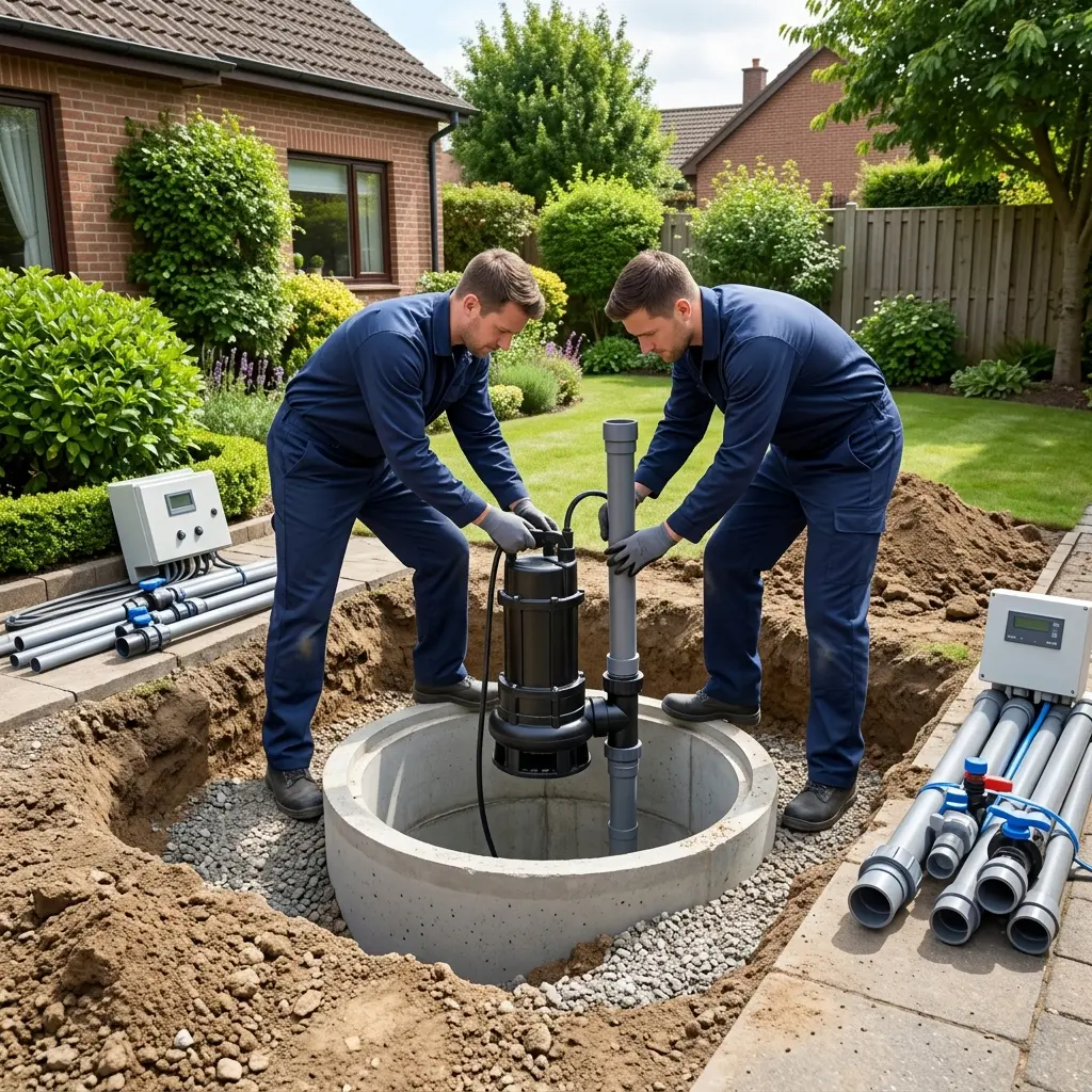 Installation pompe de relevage Rocroi (08230)