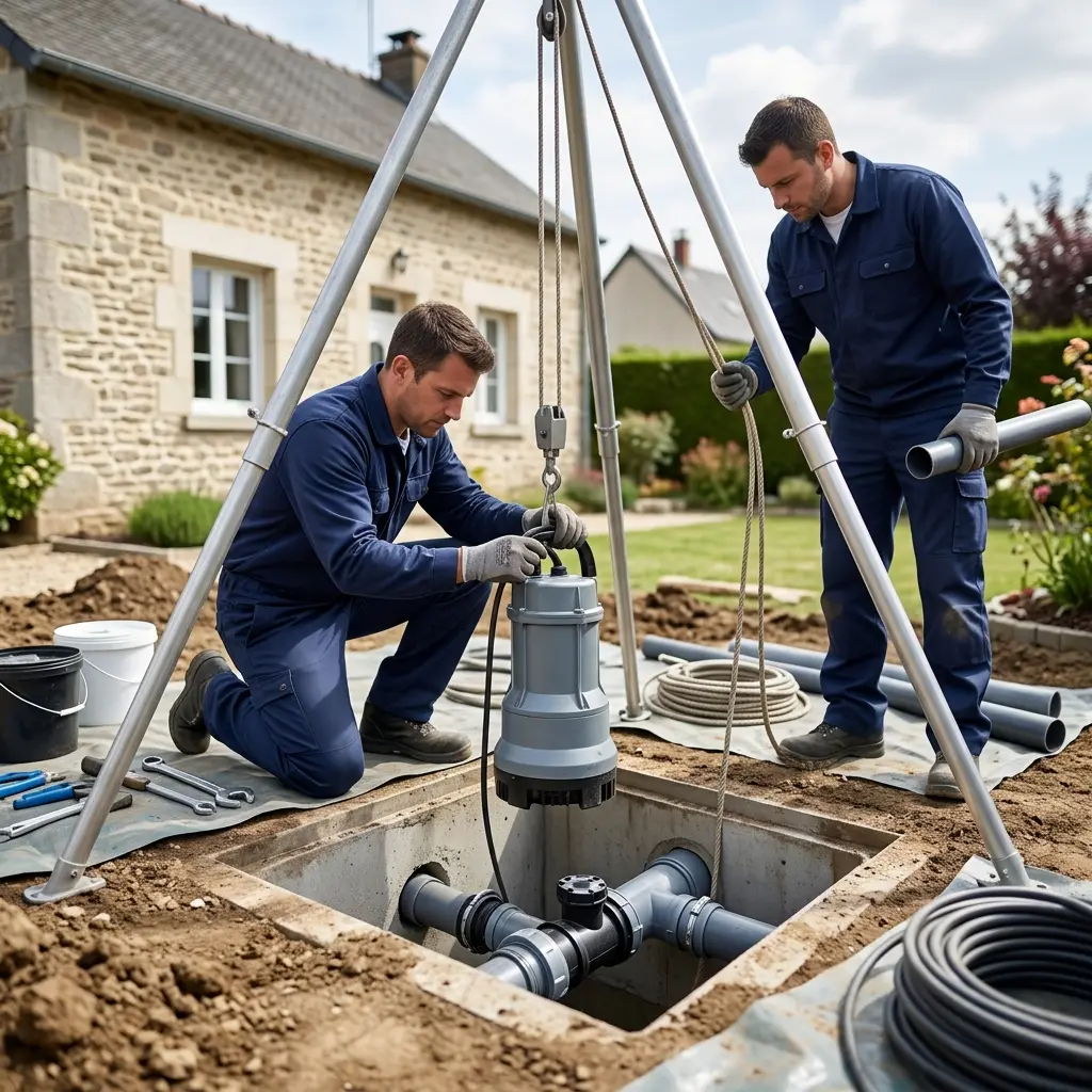 Installation pompe de relevage Vrigne aux Bois (08350)