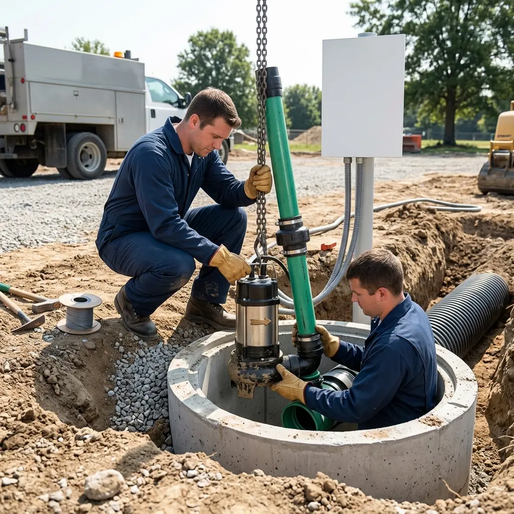 Installation pompe de relevage Givet (08600)