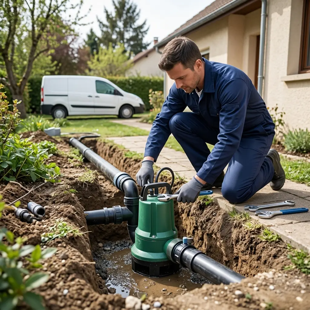 Installation pompe de relevage Nouzonville (08700)