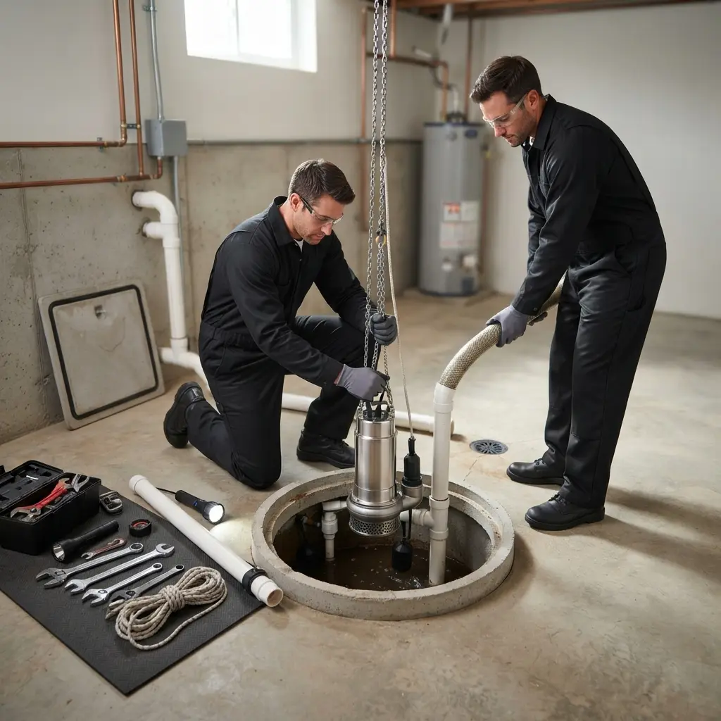 Installation pompe de relevage Monthermé (08800)