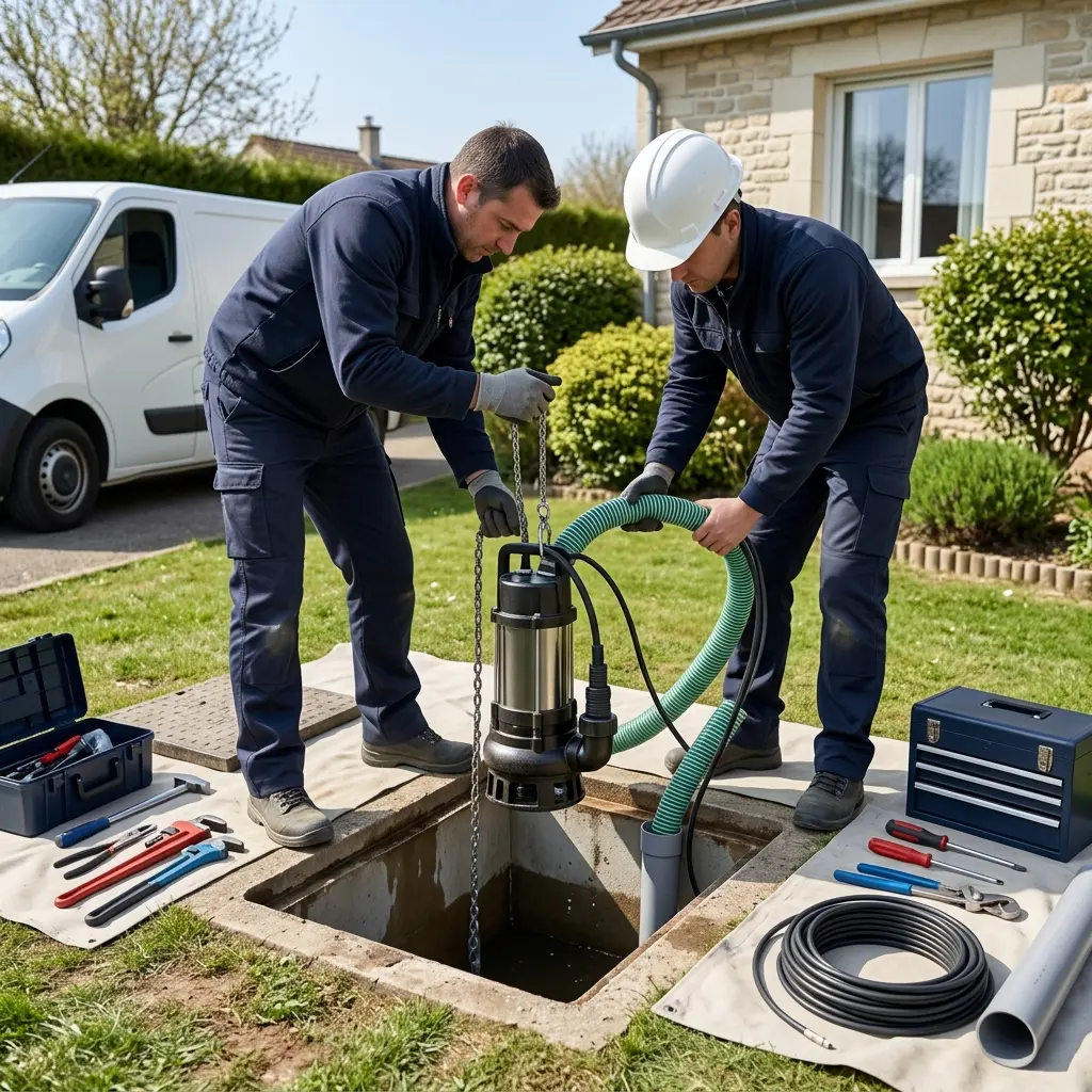 Installation pompe de relevage Bréviandes (10450)
