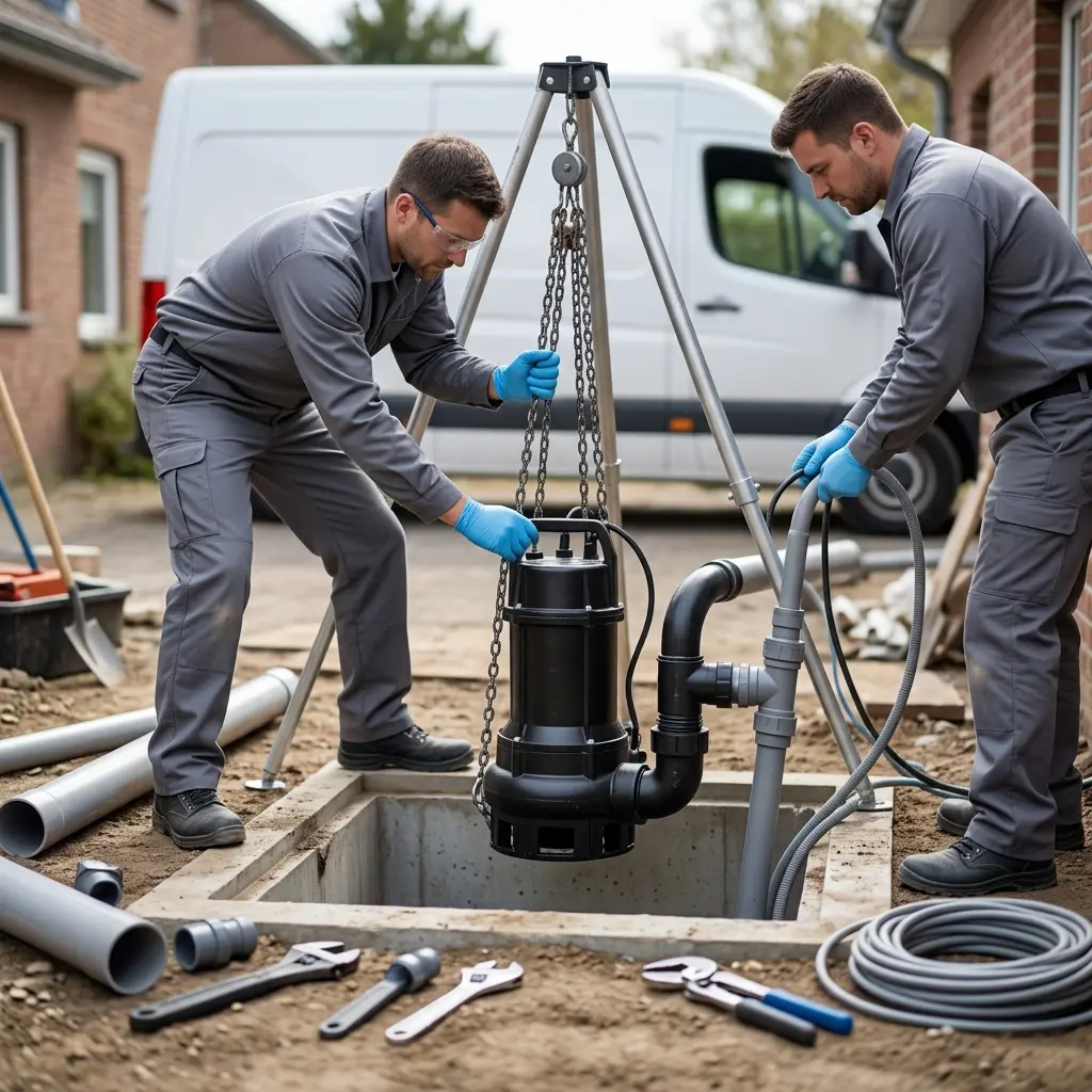 Installation pompe de relevage La Chapelle-Saint-Luc (10600)