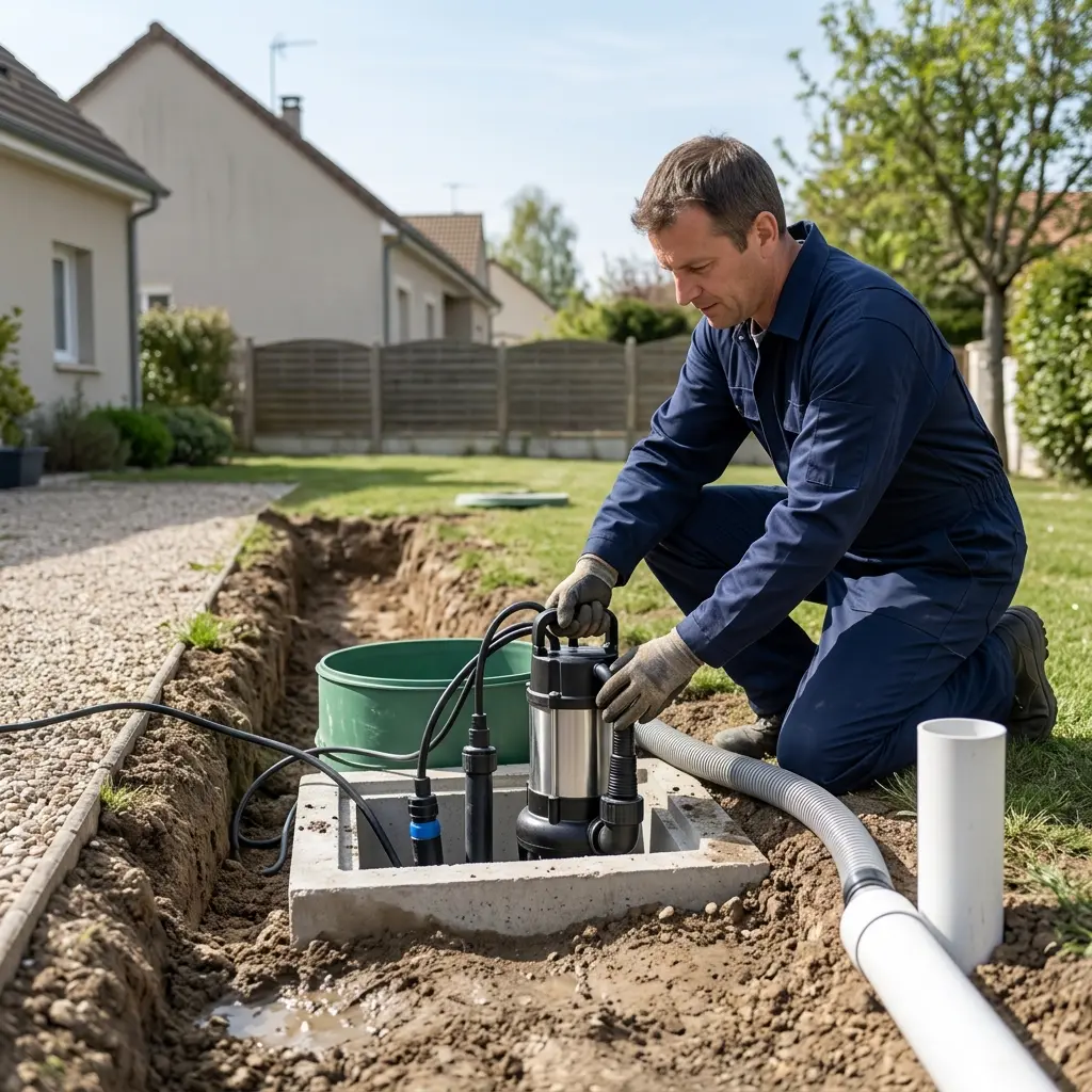 Installation pompe de relevage Saint-Julien-les-Villas (10800)