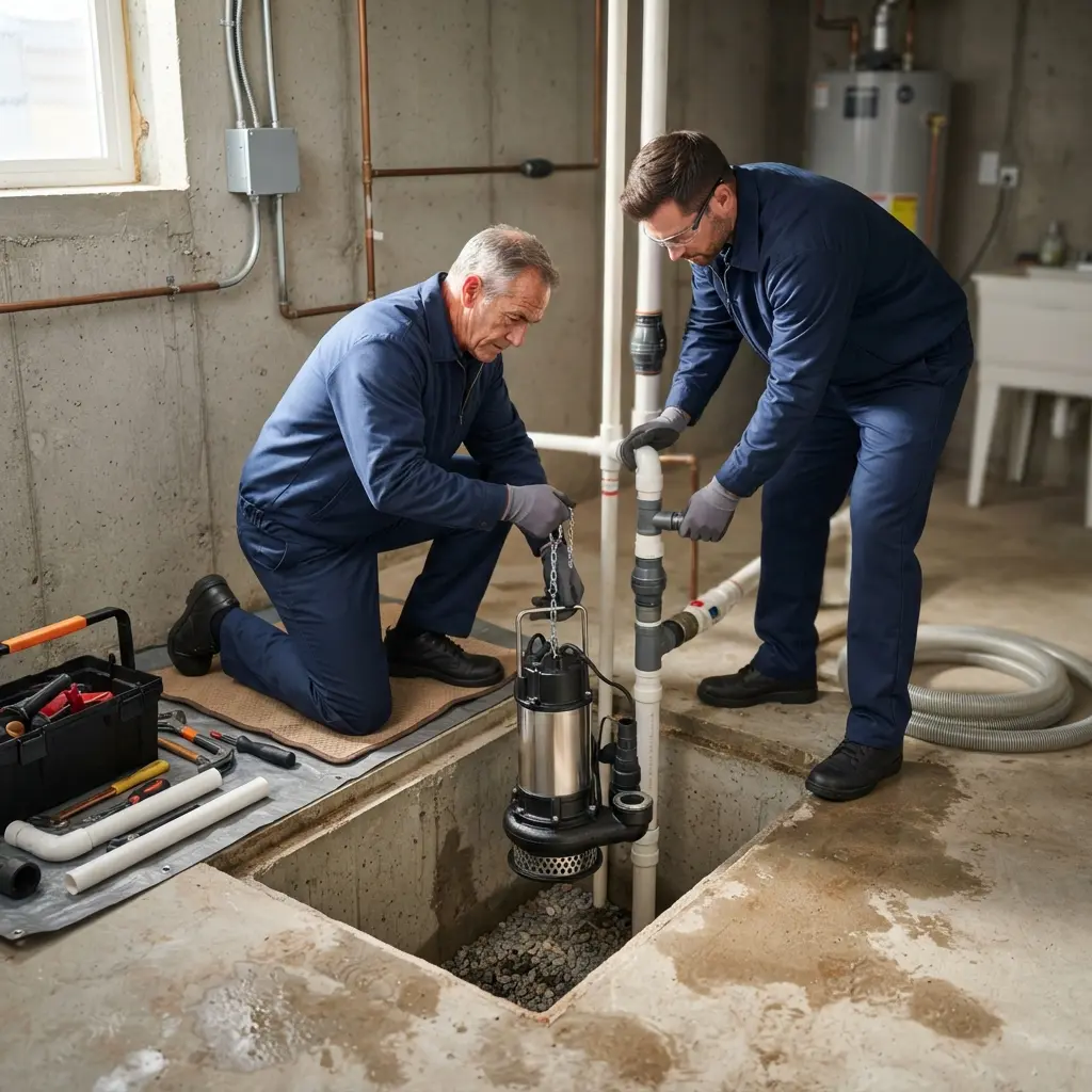 Installation pompe de relevage Bouxières-aux-Dames (54136)